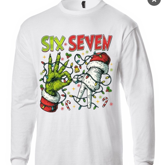 67 Grinch T-shirt Funny Christmas T-shirt long sleeve custom, S M L XL tan New - Picture 3 of 5